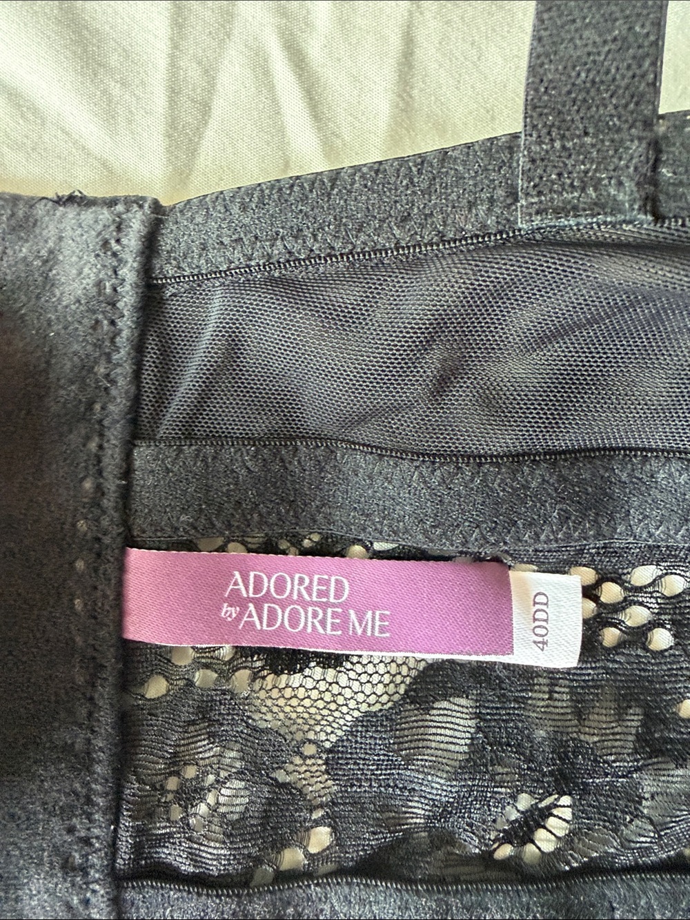 Lace Black Adore Me Bra - Picture 2 of 6